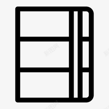 手册笔记本议程工作手册图标图标