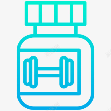 健康药片药片健康25梯度图标图标