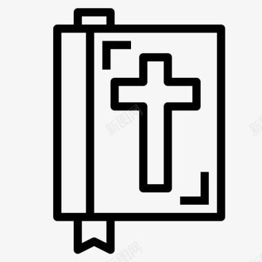 圣经书基督教图标图标