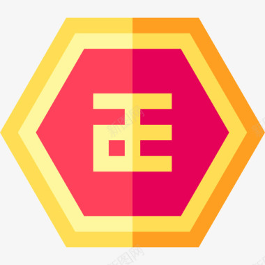 符号中国70扁平图标图标
