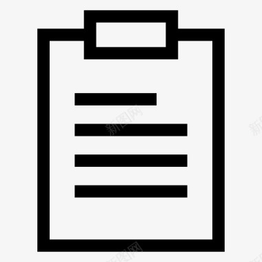 便笺便笺剪贴板文本图标图标