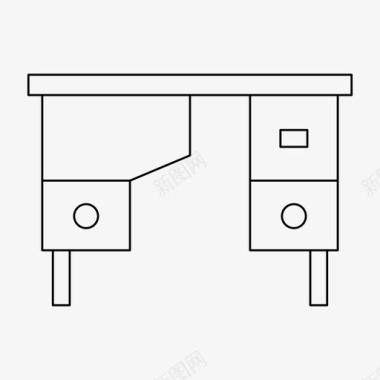 古代书桌图片书桌装饰家具图标图标