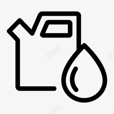 油滴燃料图标图标