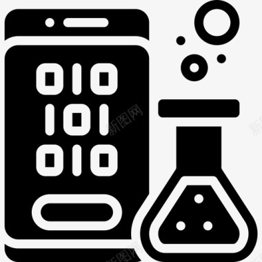 科学喝水化学数据科学12填充图标图标