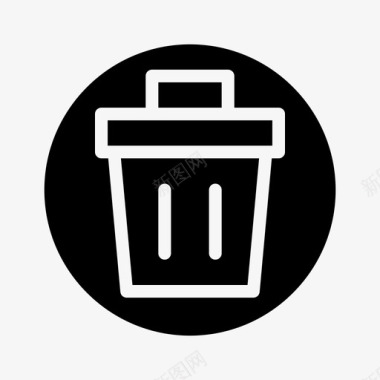 垃圾删除图标篮子垃圾箱删除图标图标