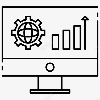 黑白椰子树标志搜索引擎优化引擎互联网图标图标