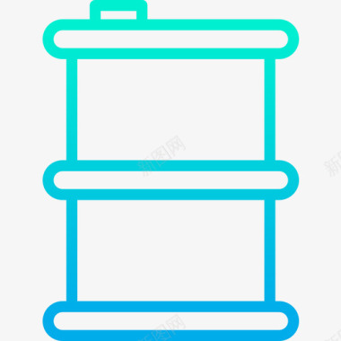 矢量石油油桶石油工业60梯度图标图标