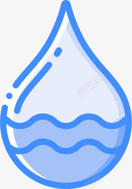 水水13蓝色图标图标