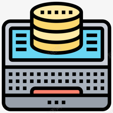 服务器数据服务器文件和文件26线性颜色图标图标