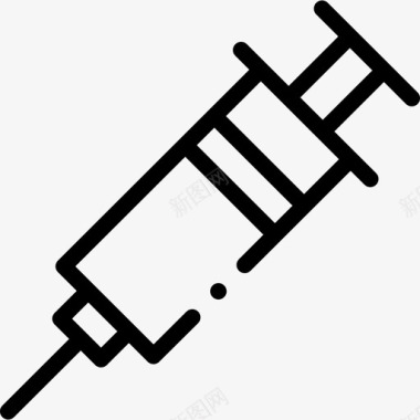 不规则线性注射过敏36线性图标图标