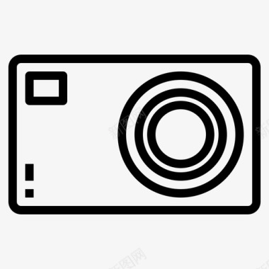 数码相机时尚摄影图标图标