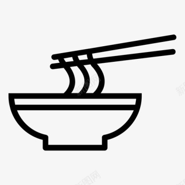 碗食物面条图标图标