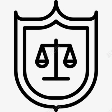 徽章法律11直系图标图标