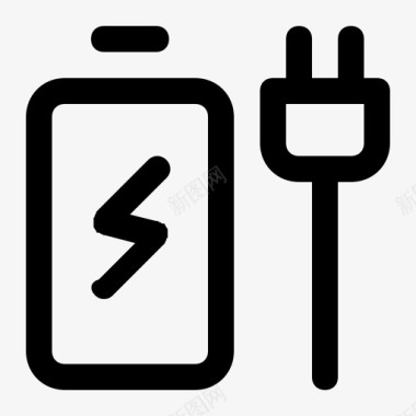 电池电量图标电池电量低充电手机图标图标
