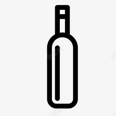 瓶饮料空瓶图标图标