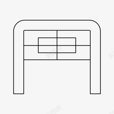 家具图标书桌装饰家具图标图标