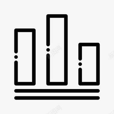 道路交通图表条形图图表15线性图标图标