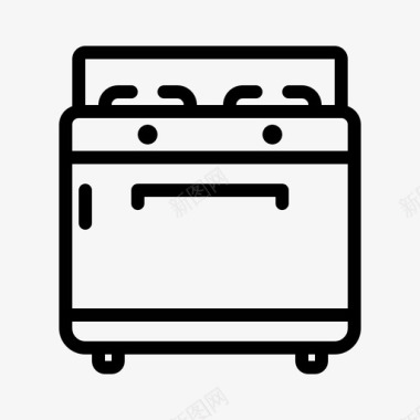 大火炉类别厨房图标图标
