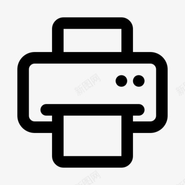 喷墨背打印机计算机设备图标图标