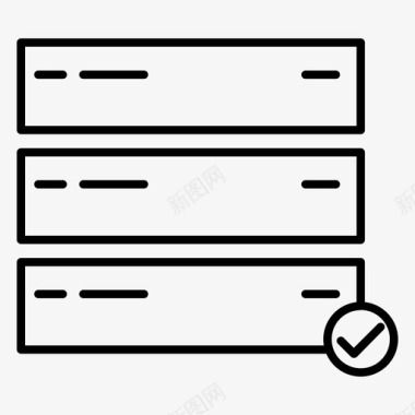 托管服务器机架服务器数据数据库图标图标