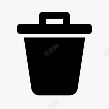 垃圾删除图标垃圾桶删除回收站图标图标