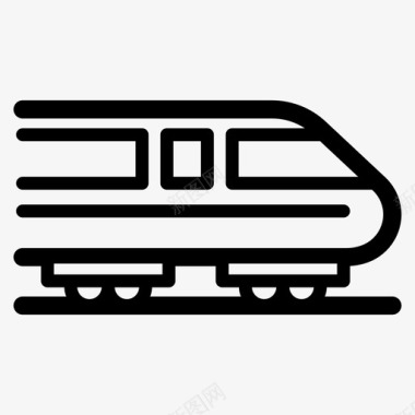地铁标识火车铁路地铁图标图标