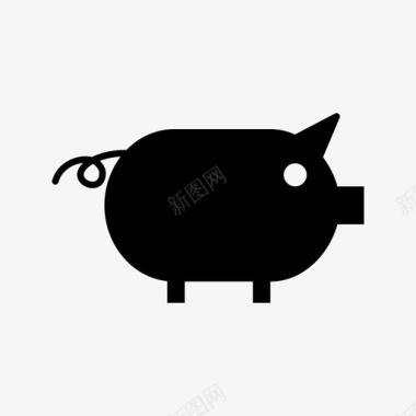 小猪小猪储蓄银行利息图标图标