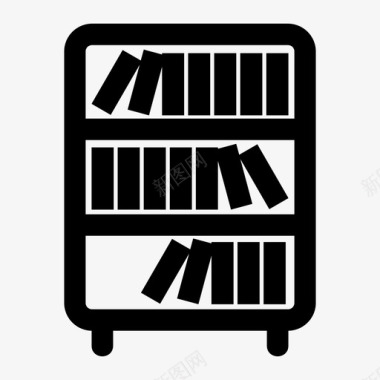 书柜上书柜家办公室图标图标