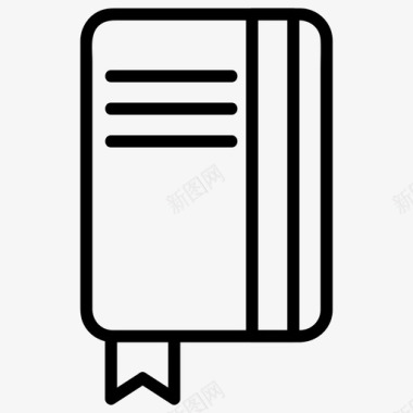 笔记本笔记本议程教育图标图标
