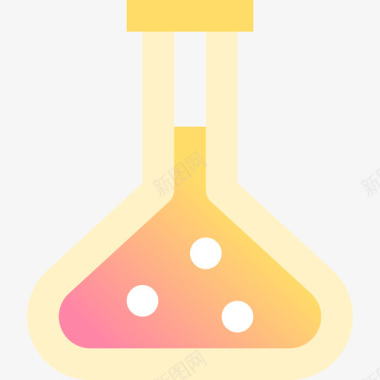 黄色的蜻蜓烧瓶科学123黄色图标图标