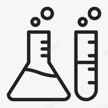 教育大纲实验化学实验室图标图标