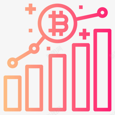 花纹比特币比特币比特币119梯度图标图标