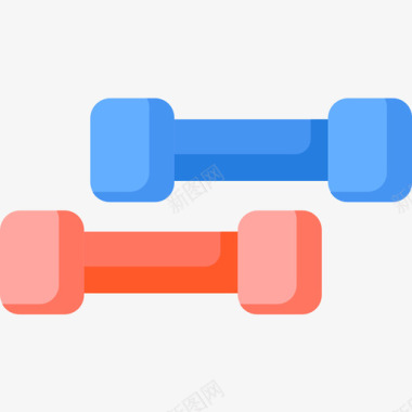 欧式生活哑铃活跃生活方式27扁平图标图标