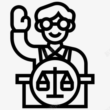 讲台律师法庭讲台图标图标