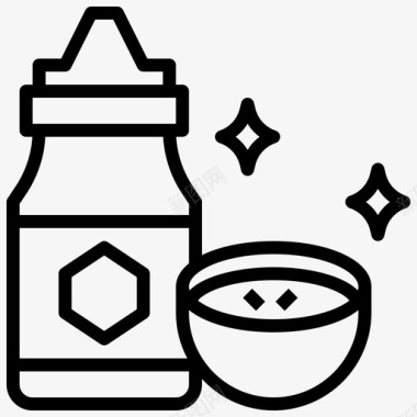 一碗酱油酱油东方食品6直系图标图标