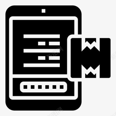平板电脑样机在线跟踪邮政发货图标图标