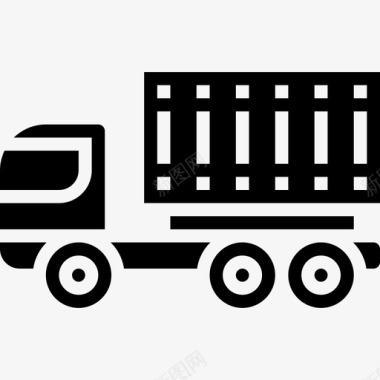 货车运输车辆字形图标图标