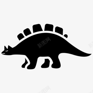 恐龙动物头骨恐龙古代动物侏罗纪动物图标图标