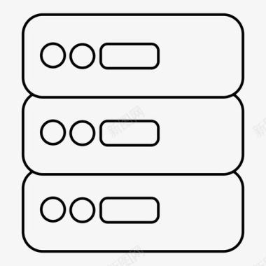处理器硬件图标服务器硬件代理图标图标
