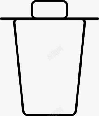 垃圾桶删除减少删减图标图标