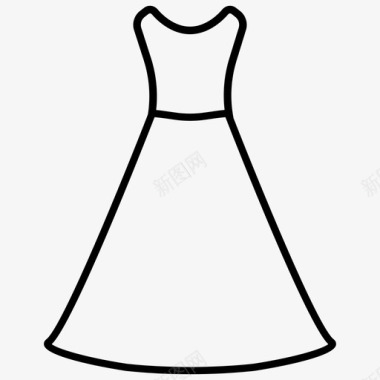 礼服晚礼服婚纱图标图标