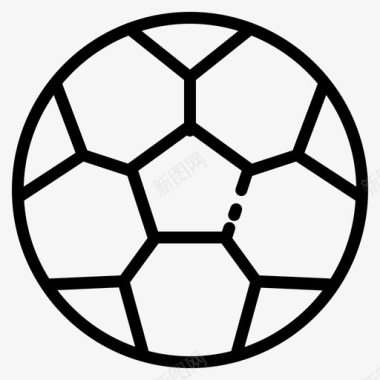 足球儿童运动图标图标
