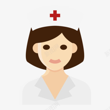 护士护士职业女性2公寓图标图标