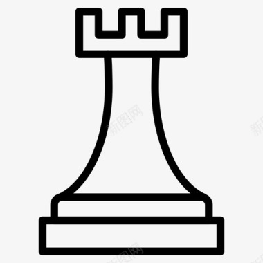国际象棋山羊下棋图标图标