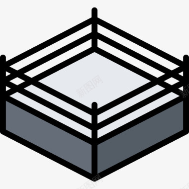 彩色图标素材拳击拳击12彩色图标图标