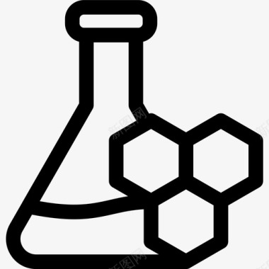 锥形体i化学锥形烧瓶试管图标图标