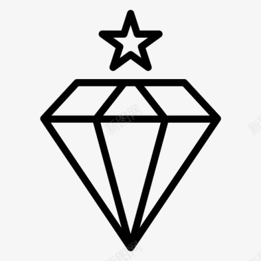 珠宝设计png免扣璀璨钻石珠宝图标图标