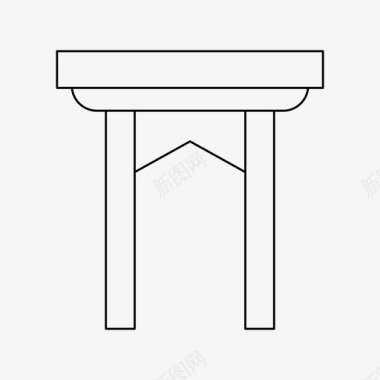 实物桌子桌子装饰家具图标图标