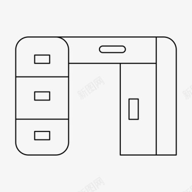 古代书桌图片书桌装饰家具图标图标