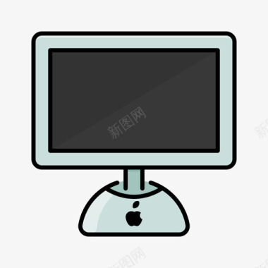 Imac苹果产品1线性颜色图标图标